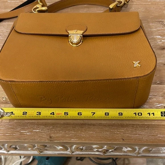 Paloma Picasso Tan Leather Satchel - Picture 15 of 16